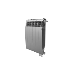 Биметаллический радиатор отопления Royal Thermo BiLiner 500 VR 6 секций Silver Satin