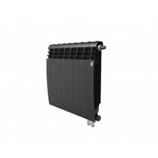 Биметаллический радиатор отопления Royal Thermo BiLiner 500 VR 8 секций Noir Sable