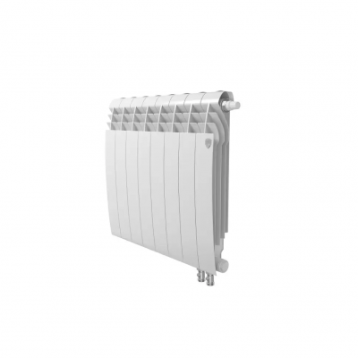 Биметаллический радиатор отопления Royal Thermo BiLiner 500 VR 8 секций Bianco Traffico