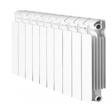 Радиатор биметаллический Global STYLE PLUS 350 x10 белый боковое подключение