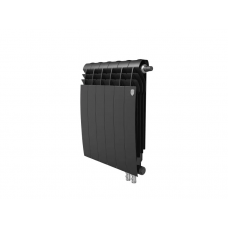 Биметаллический радиатор отопления Royal Thermo BiLiner 500 VR 6 секций Noir Sable