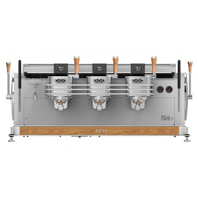 Кофемашина Dalla Corte 1 MC ZERO 3 WO 400 белый, дуб