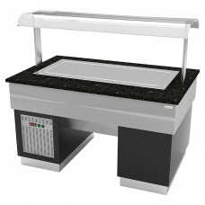 Прилавок с охлаждаемой поверхностью Gastrolux ПО-1610/ПН/SI