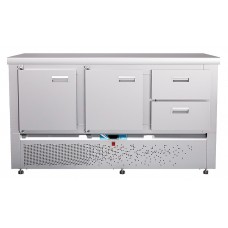 Стол холодильный Abat СХС-70Н-02 (2 двери, 2 ящика 1/2, без борта)