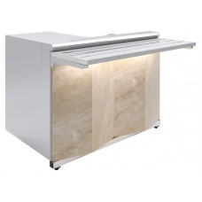 Прилавок кассовый Luxstahl КК-1200 Premium Monolith