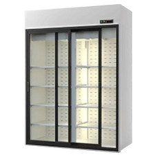 Шкаф холодильный ENTECO MASTER СЛУЧЬ 1400 ШСн с дверьми-купе среднетемпературный