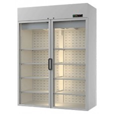 Шкаф холодильный ENTECO MASTER СЛУЧЬ 1400 ШС со стеклянными дверьми