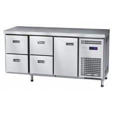 Стол холодильный Abat СХС-70-02 (1 дверь, 4 ящика, без борта)