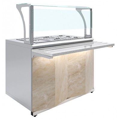 Мармит вторых блюд Luxstahl МВП (С)-1200 Premium Monolith