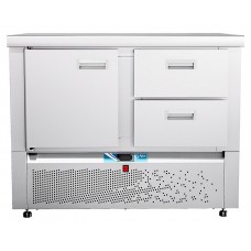 Стол холодильный Abat СХС-70Н-01 (дверь, 2 ящика 1/2, без борта)