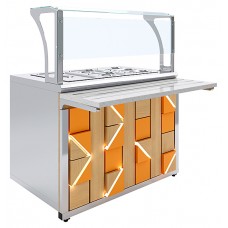 Мармит вторых блюд Luxstahl МВП (С)-1200 Premium Pixel