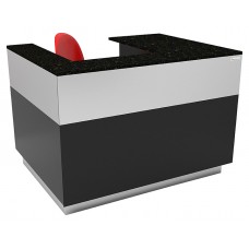 Прилавок кассовый Gastrolux ПНК-1210/SI (правый)