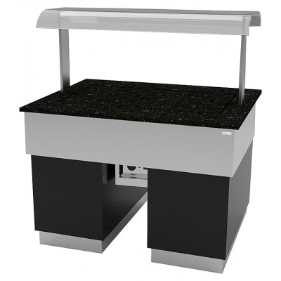 Прилавок с тепловой поверхностью Gastrolux ТМ-2010/ПК/SI