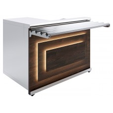 Прилавок кассовый Luxstahl КК-1200 Premium Pafos