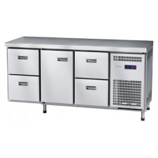 Стол холодильный Abat СХС-70-02 (2 ящика, 1 дверь, 2 ящика, без борта)