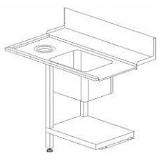 Стол для грязной посуды Dihr Т 50 F DX (правый)