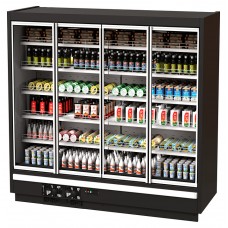Горка холодильная KIFATO ПРАГА 2500 (встроенный агрегат, распашные двери)