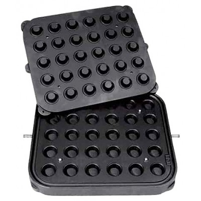 Форма для тарталетницы Kocateq DHTartmatic Plate 11 (круглые, верхний Ø 41 мм, нижний Ø 27 мм, 30 шт.)