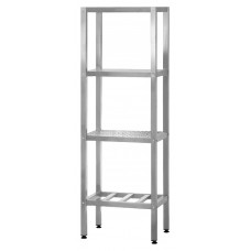 Стеллаж полочный Mecon Profi Ral СПЛп 1500х600х1600 мм, полки-решетки, 5 шт.