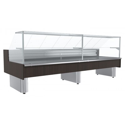 Витрина холодильная Carboma Bavaria 2 GC110 SM 2,0-1-1 (ВХС-2,0 Bavaria 2 GC110) (статика, выносной агрегат, без боковин)