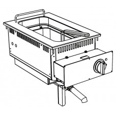 Фритюрница встраиваемая Apach Chef Line SLDI7FRIE4S15