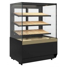 Витрина хлебная Carboma KC70 N 1,3-1 Light Bread версия 2.0 (Bronze 9005/0109)