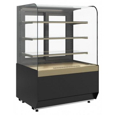 Витрина нейтральная Carboma Radius KR70 N 1,3-1 Light (Bronze 9005/0109)