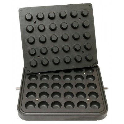 Форма для тарталетницы Kocateq DHTartmatic Plate 38 (круглые, верхний Ø 45 мм, нижний Ø 32 мм, 30 шт.)