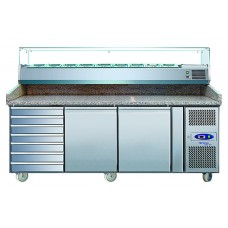 Стол для пиццы с витриной TEFCOLD PT1310 + VK38-200