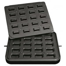 Форма для тарталетницы Kocateq DHTartmatic Plate 22 (прямоугольные, верхний 65х42 мм, нижний 46х24 мм, 20 шт.)