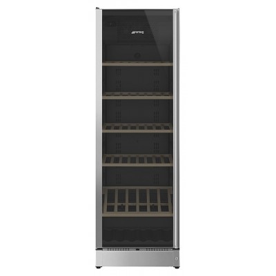 Винный шкаф SMEG SCV115GS (петли слева) нерж. сталь