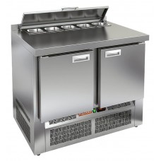 Стол для салатов HICOLD SLE2-11GN (1/6) с крышкой