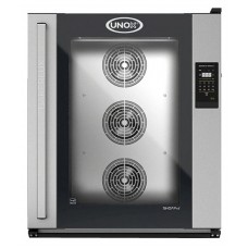Печь конвекционная UNOX XEFR-10EU-EGLN петли справа без сливного отверстия