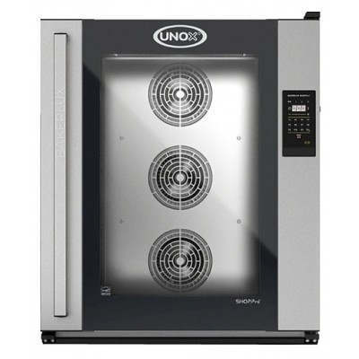 Печь конвекционная UNOX XEFR-10EU-EGLN петли справа без сливного отверстия