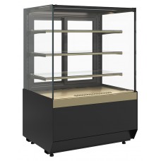 Витрина кондитерская Carboma KC70 VM 1,3-1 Light версия 2.0 (Bronze 9005/0109)