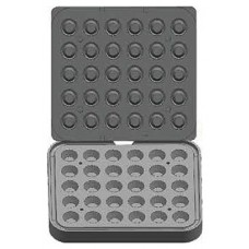 Форма для тарталетницы Kocateq DHTartmatic Plate 05 (круглые, верхний Ø 40,6 мм, нижний Ø 27 мм, 30 шт.)