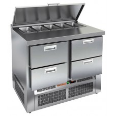 Стол для салатов HICOLD SLE1-22GN (1/3) с крышкой