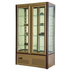 Витрина кондитерская Carboma R800C LATIUM (D4 VM 800‑1), бежевый-коричневый