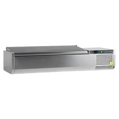Витрина холодильная настольная TEFCOLD VK33-120 S/S LID