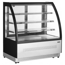 Витрина кондитерская TEFCOLD LPD1200C/BLACK черная/нерж