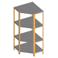 Стеллаж кухонный угловой Restoinox СТПУ-5/6-ЭН