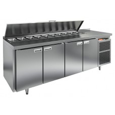 Стол для салатов HICOLD SL1-1111SN (1/3) с крышкой