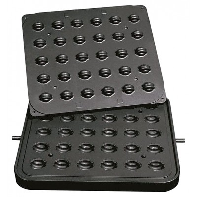 Форма для тарталетницы Kocateq DHTartmatic Plate 23 (орешки, верхний 42х35 мм, высота 18 мм, 30 шт.)