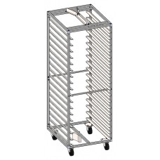Тележка-шпилька вкатная Zucchelli Forni Rack 400x600 на 18 уровней для ротационной печи Minirotor E