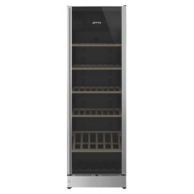 Винный шкаф SMEG SCV115G (петли справа) нерж. сталь