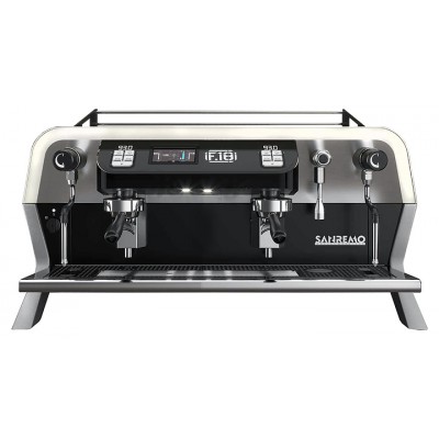 Кофемашина Sanremo F18 MB 2GR высокие гр. белая