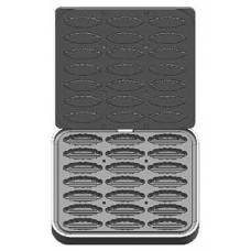 Форма для тарталетницы Kocateq DHTartmatic Plate 97 (овальные, верхний Ø 103 мм, нижний Ø 96 мм, 21 шт.)