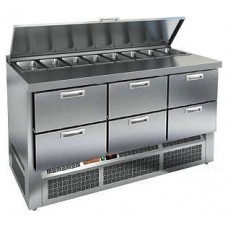 Стол для салатов HICOLD SLE1-222GN (1/3) с крышкой