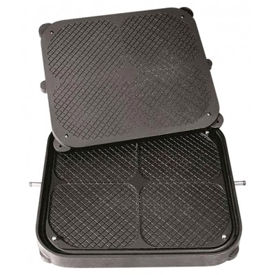 Форма для тарталетницы Kocateq DHTartmatic Plate 20 (4 вафли, 315х365)