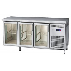 Стол морозильный Abat СХН-70-02 (3 двери-стекло, без борта)